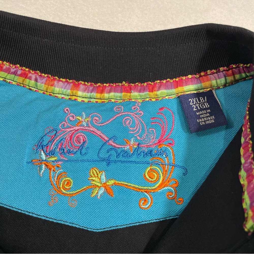 Robert Graham Mens Designer Polo Size 2XLB